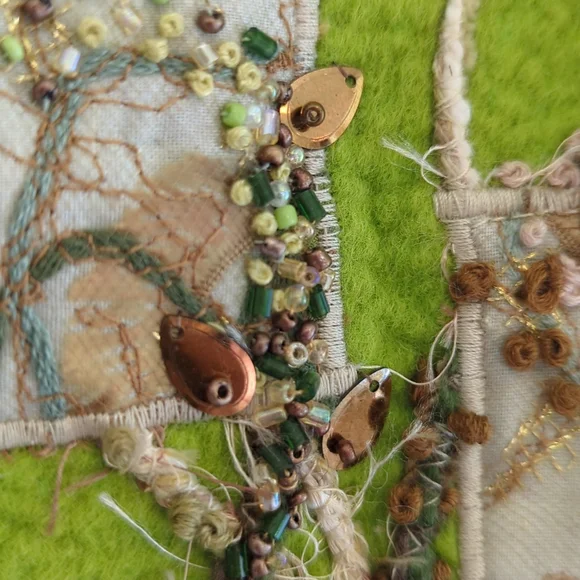 Fiber Art Wall Hanging - Picture 5 of 7